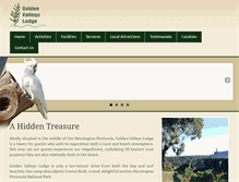 Tablet Screenshot of goldenvalleyslodge.com.au